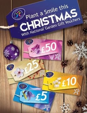 Plant a smile this Christmas with National Garden Gift Vouchers