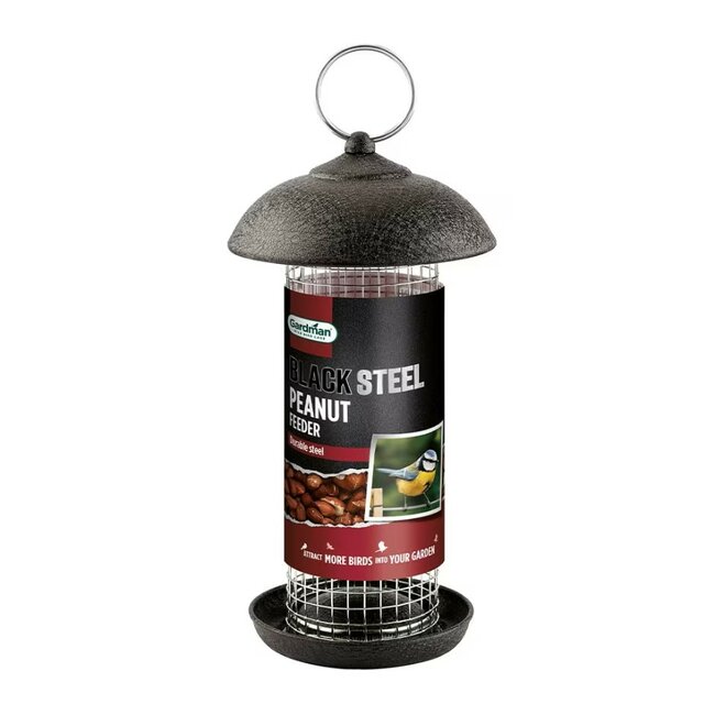 Bird Care - Gardman Small Black Steel Feeders