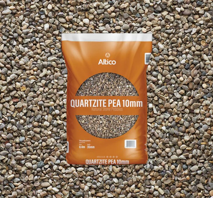 Landscaping - Quartzite Pea Gravel - 10com
