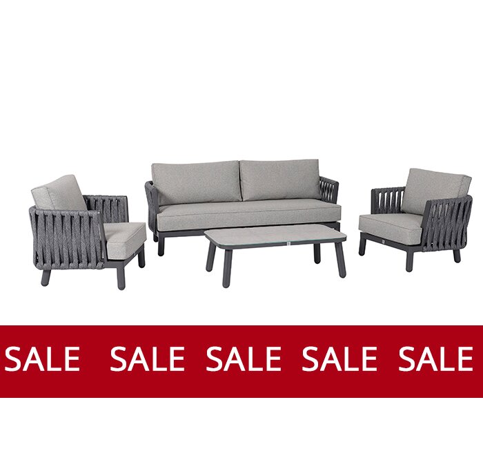 SALE W Garden Living - Seychelles Casual 4pc Lounge Set